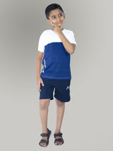 Jilz Boys Dry Fit Shorts - Blue, Navy