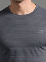 Jilz Men's Dry Fit T-Shirt - Grey