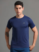 Jilz Men's Dry Fit T-Shirt -Navy