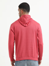 Jilz Men's Cotton Hooded Sweatshirt - Tea Rose