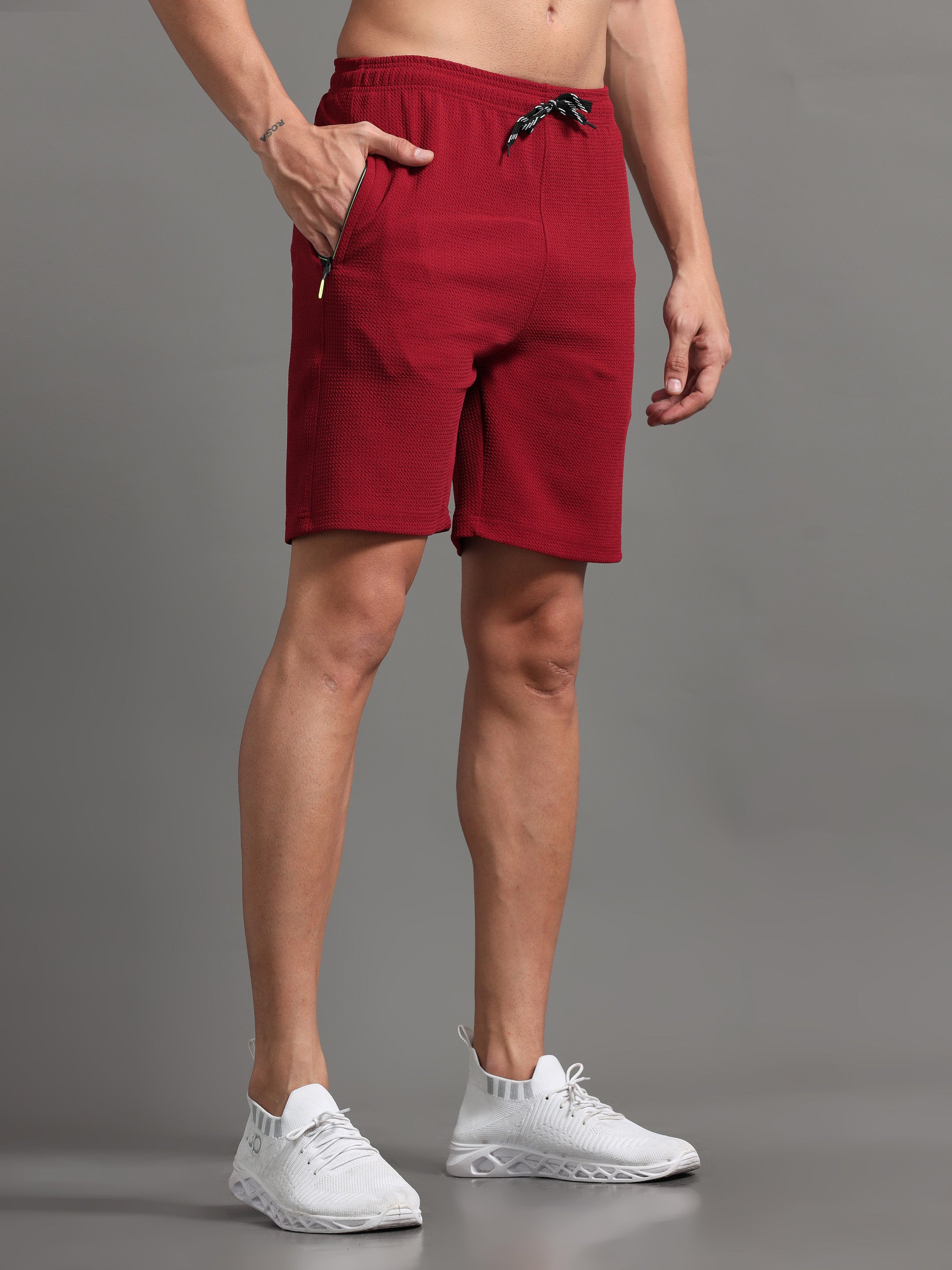 Jilz Men's Shorts - Maroon