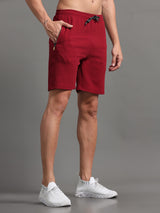 Jilz Men's  Shorts - Maroon & Navy