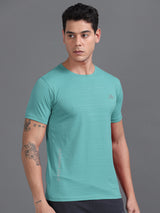 Jilz Men's Dry Fit T-Shirt - Light Blue