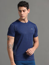 Jilz Men's Dry Fit T-Shirt (Pack of 2) - Navy, Light Blue