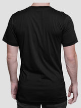 Jilz Mens Half Sleeve T-Shirt  (Black)