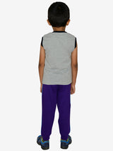 Jilz Boys Sleeveless T-Shirt and Track Pant Set