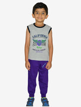 Jilz Boys Sleeveless T-Shirt and Track Pant Set