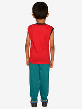 Jilz Boys Sleeveless T-Shirt and Track Pant Set