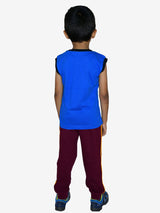 Jilz Boys Sleeveless T-Shirt and Track Pant Set