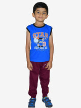 Jilz Boys Sleeveless T-Shirt and Track Pant Set