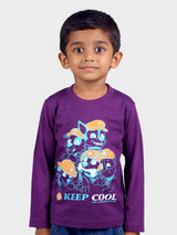 Jilz Boys Full Sleeve Cotton T-Shirt (Pack of 5)