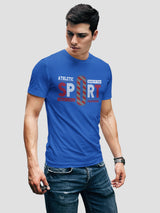 Jilz Mens Half Sleeve T-Shirt  (Royal)