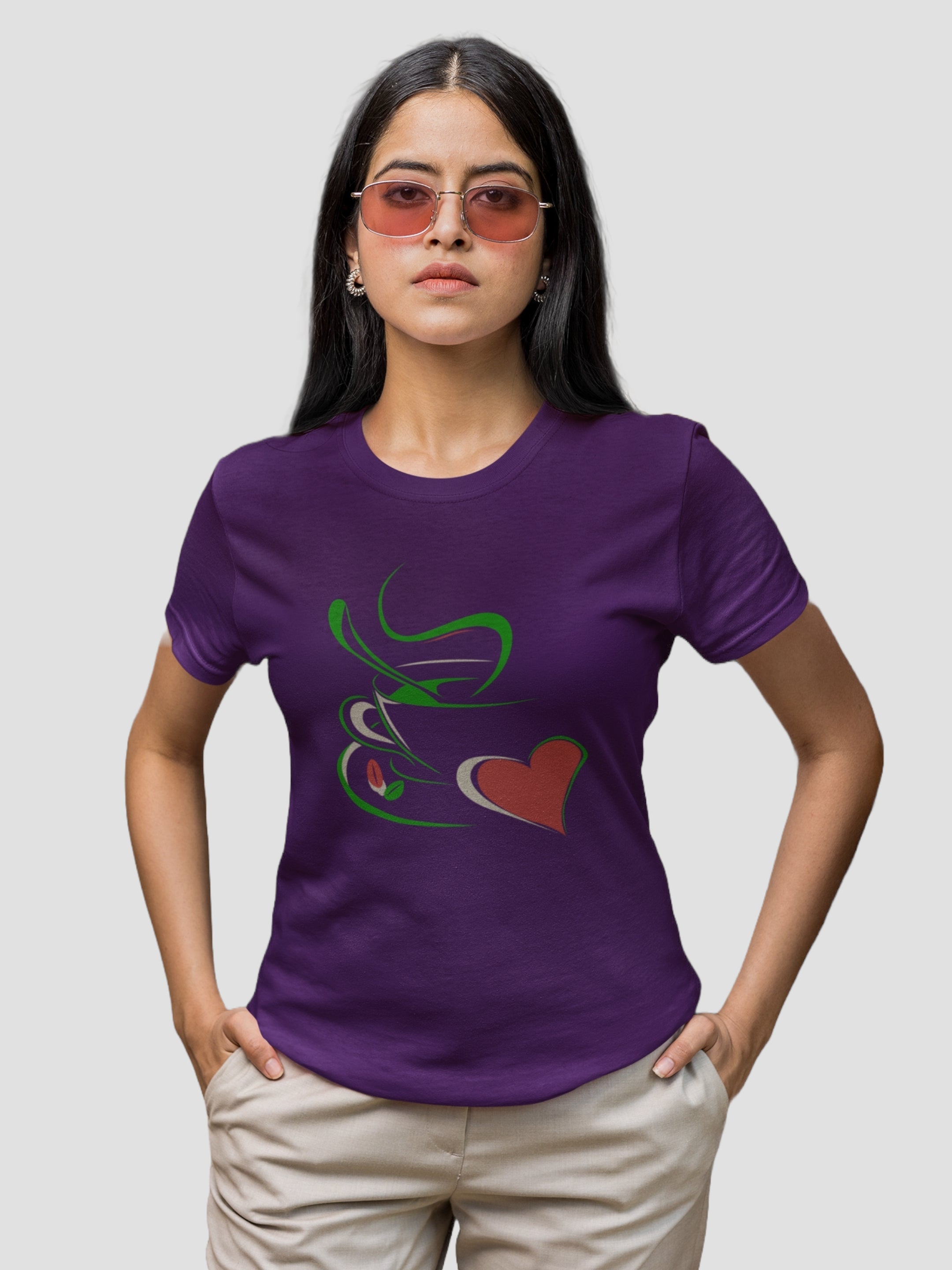 Jilz Womens Half Sleeve T-Shirt